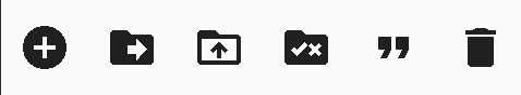 Image of the EndNote Web toolbar